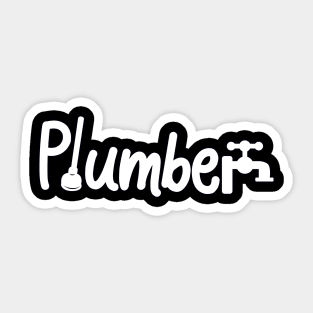 Funny Plumbers Sticker